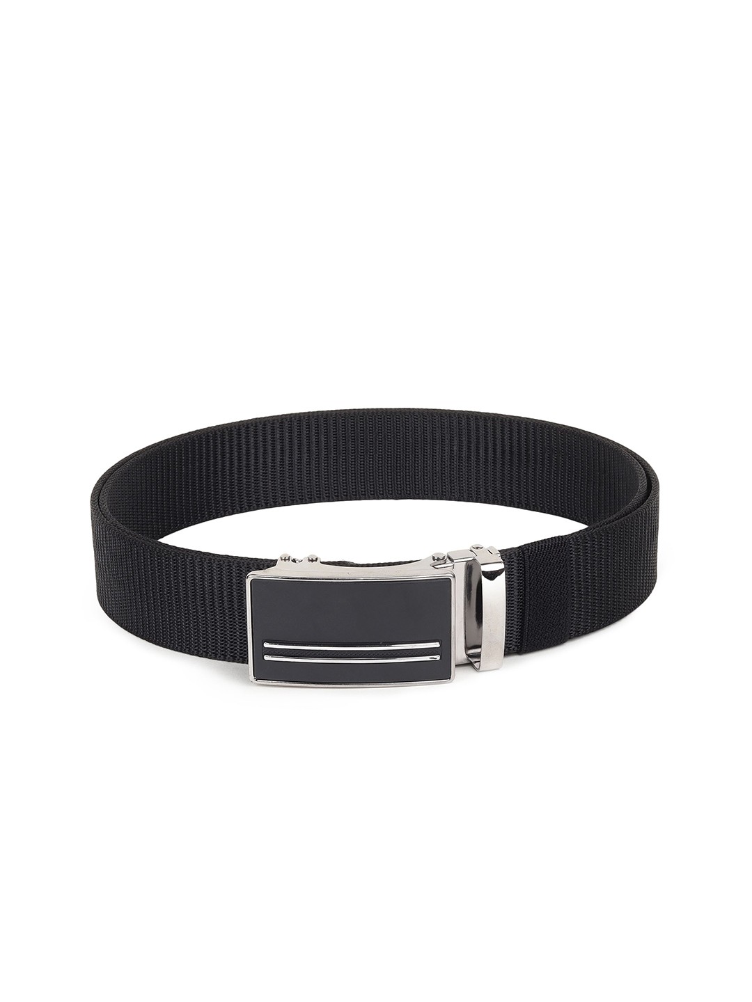 

Provogue Men Canvas Textured Belt, Black