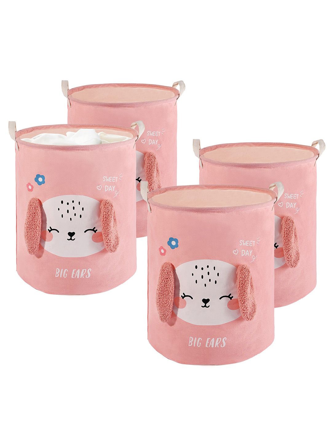 

Kuber Industries Pink Set of 4 Regular Multi-Utility Organisers
