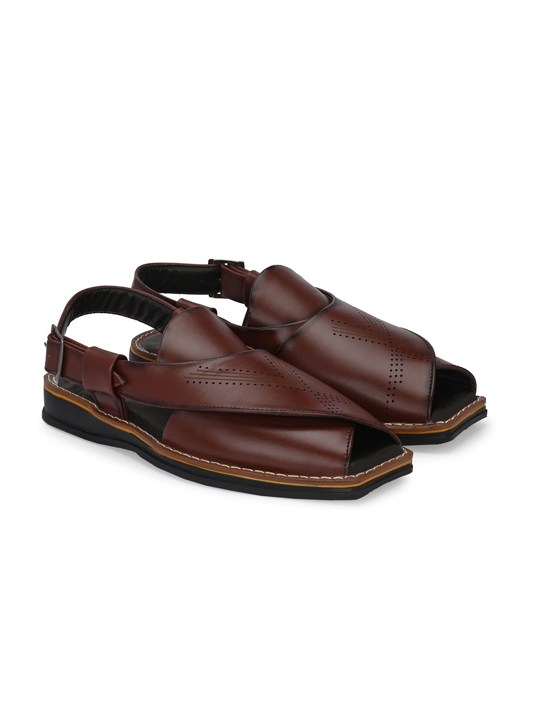 

Provogue Men Shoe-Style Sandals, Brown