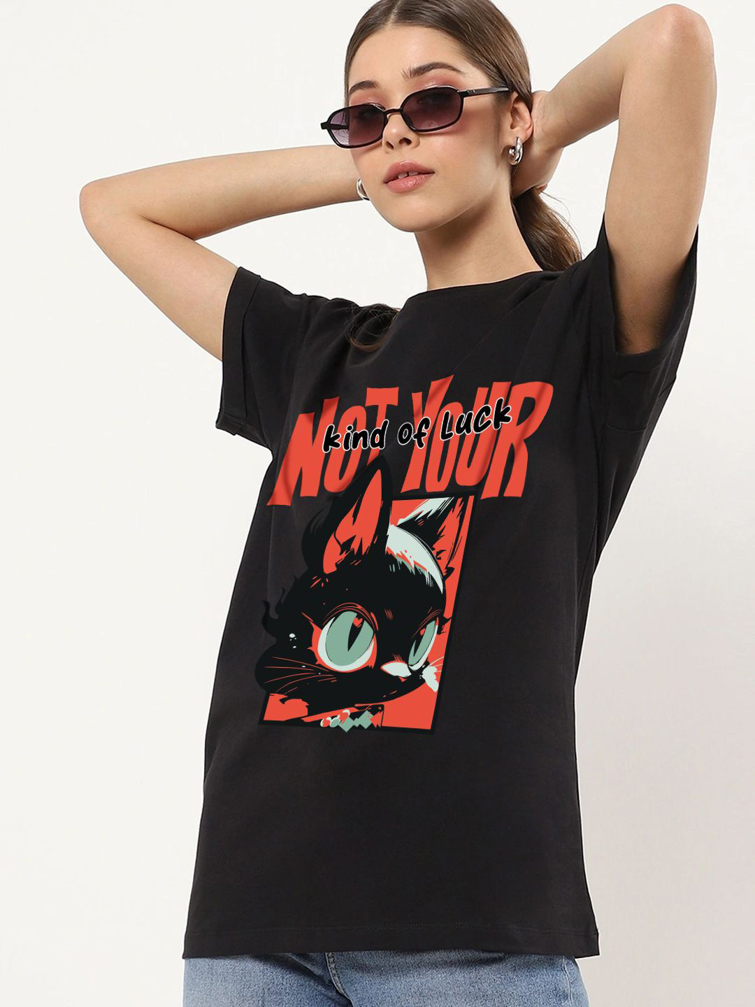 

Bewakoof Women Printed T-shirt, Black