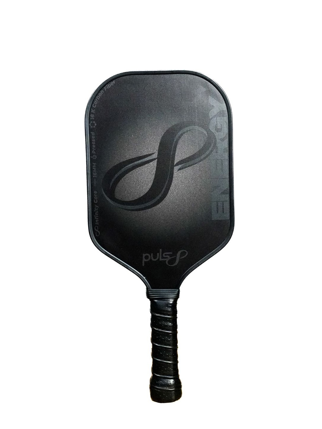 

Puls8 Energy Durable Printed Pickleball Paddle, Black