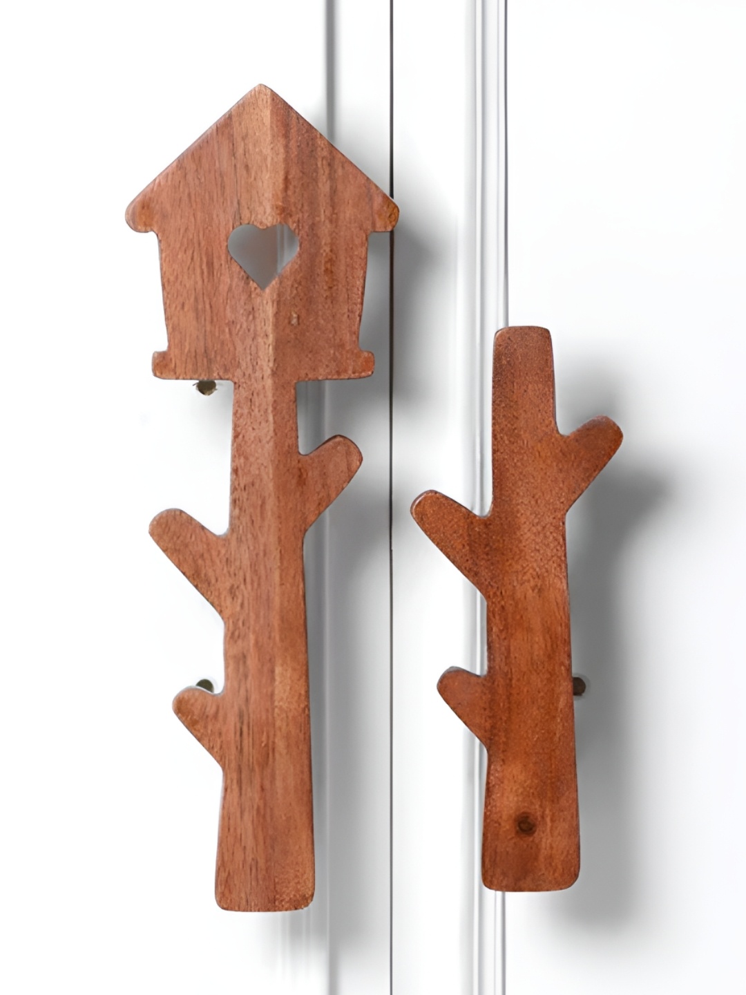 

Pinch of Pretty Brown 2 Pieces Wooden Branch Cupboard Door Handles
