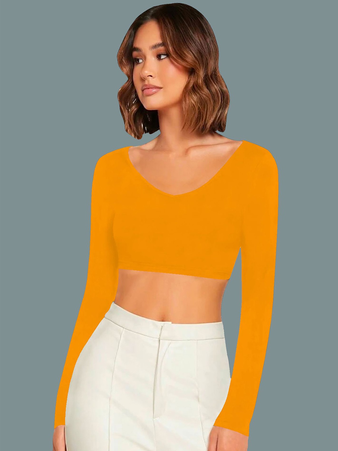 

Dream Beauty Fashion Crop Top, Yellow