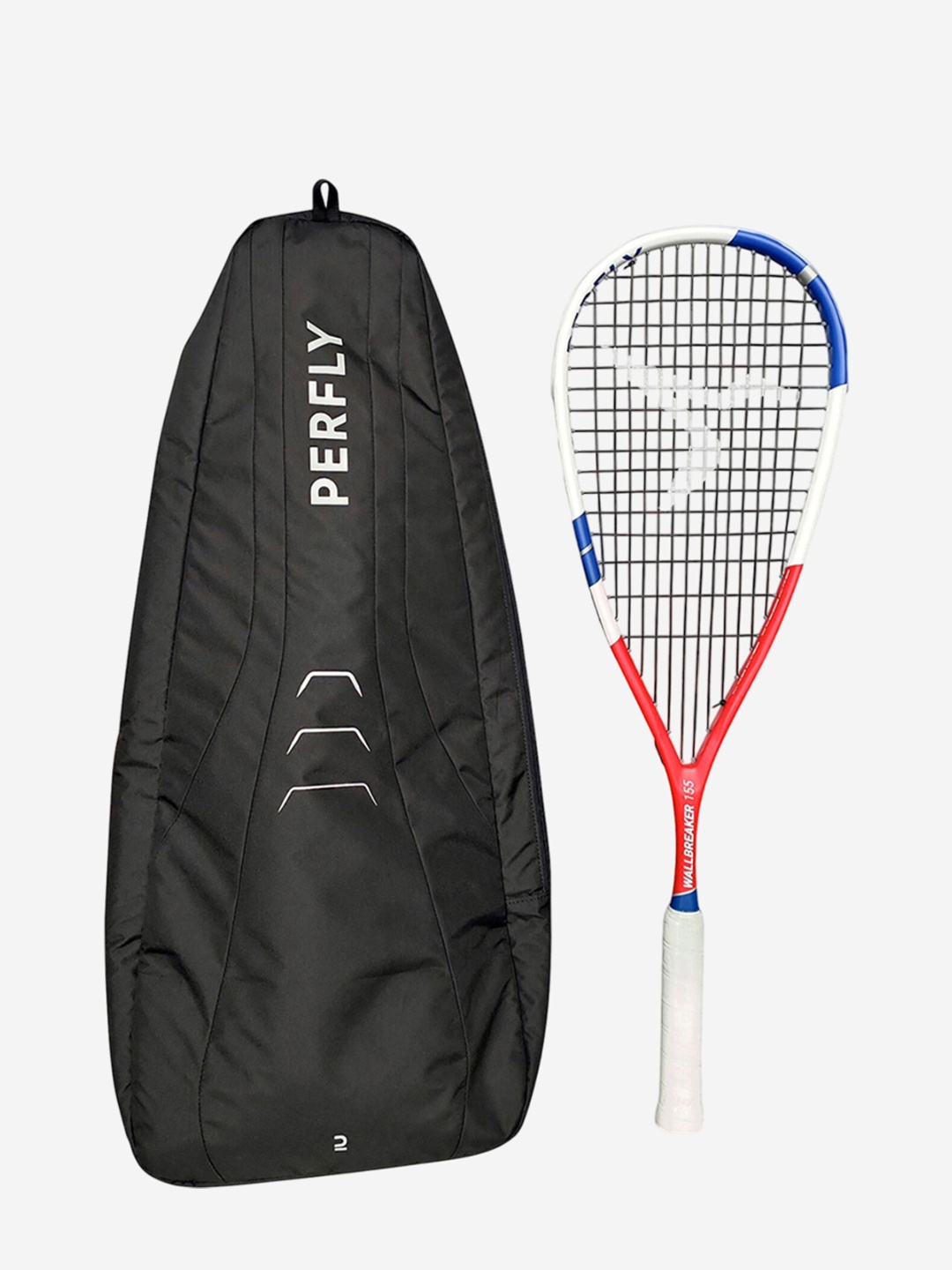 

PERFLY By Decathlon Printed Aluminum Squash Racket, Blue