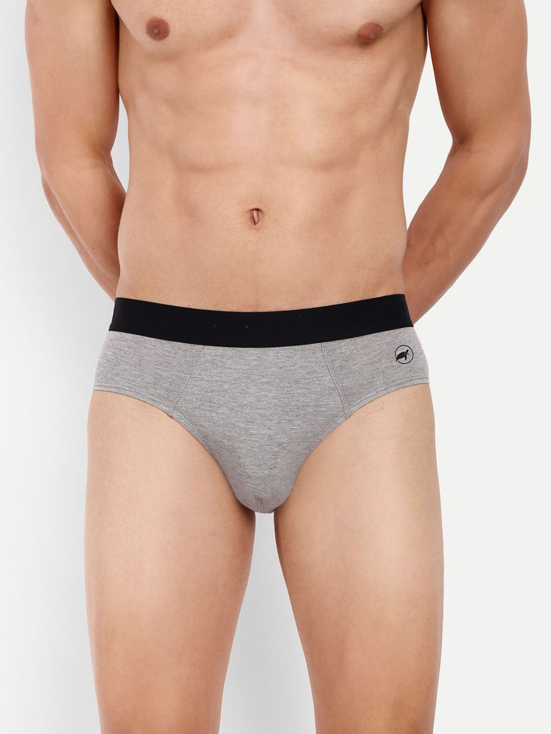 

LOGGERHEAD Cotton Mid-Rise Basic Briefs LHFB004-GREY