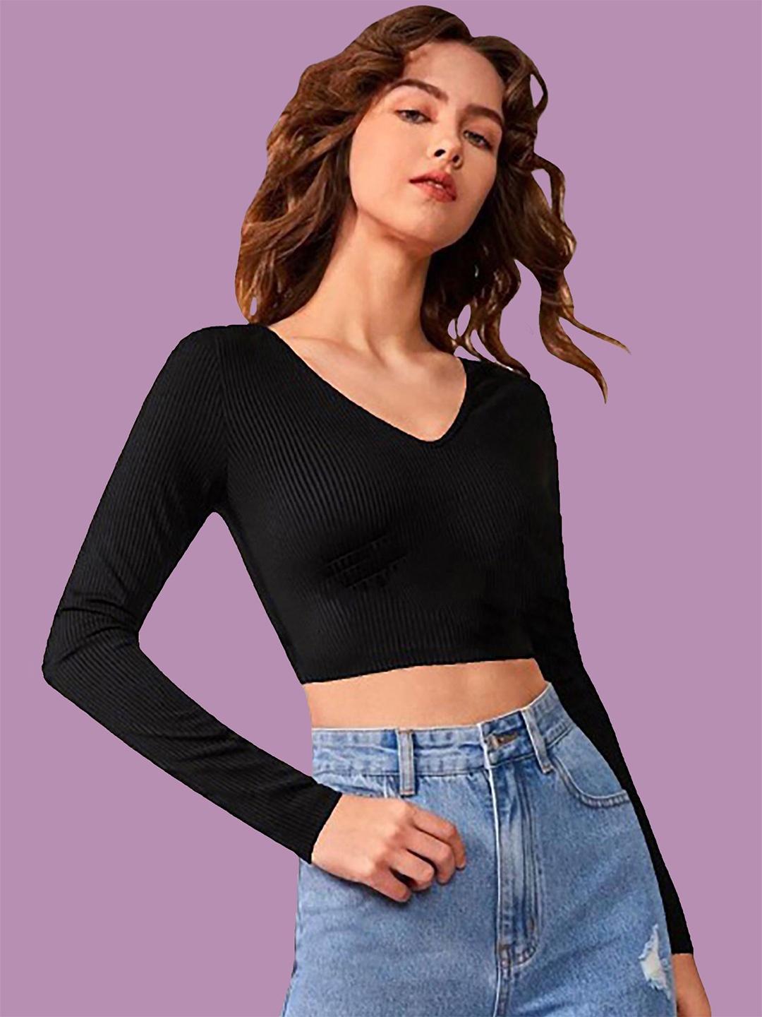 

Dream Beauty Fashion Crop Top, Black