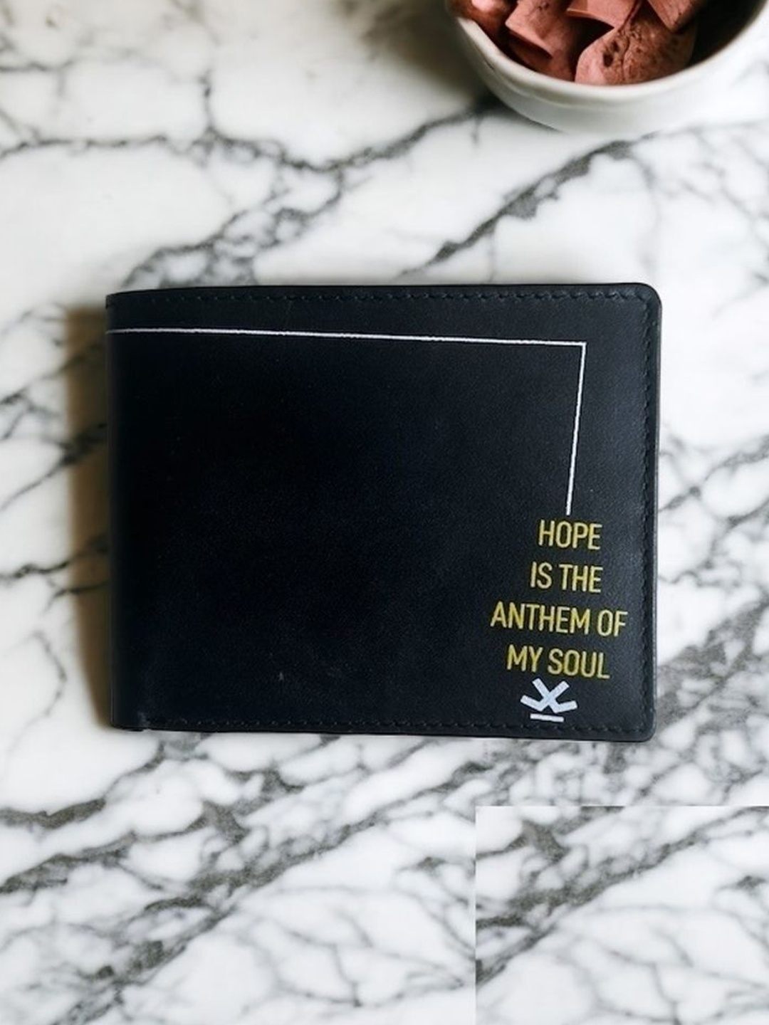 

WROGN Men Leather Card Holder, Black