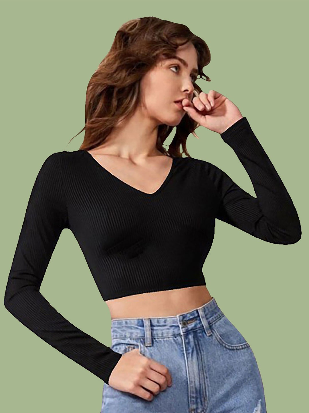 

Dream Beauty Fashion Crop Top, Black