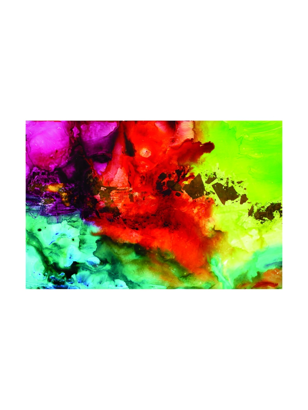 

Inephos Red & Yellow Canvas Abstract Wall Art