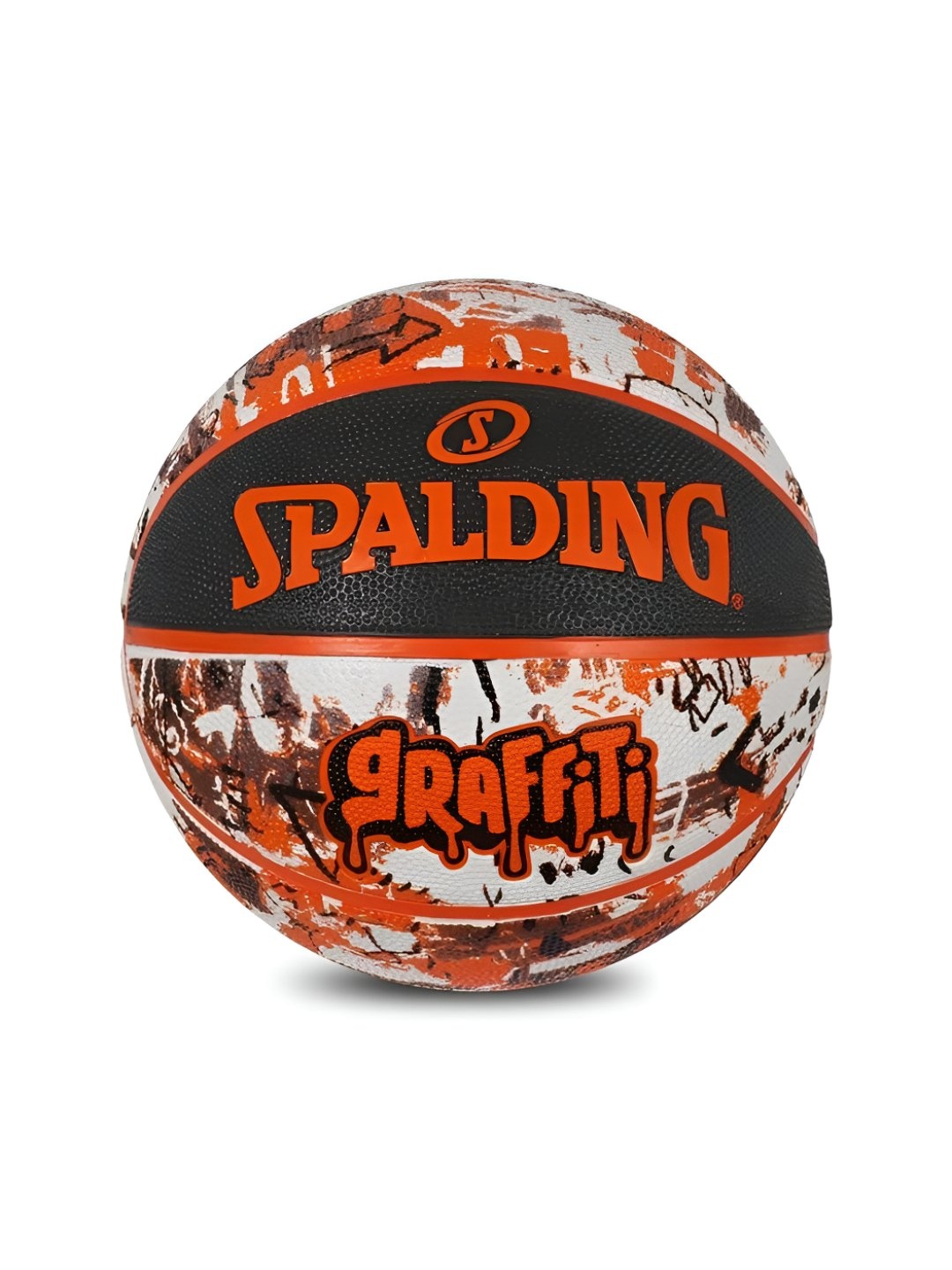 

Spalding Graffiti Outdoor Rubber Basketball, Orange