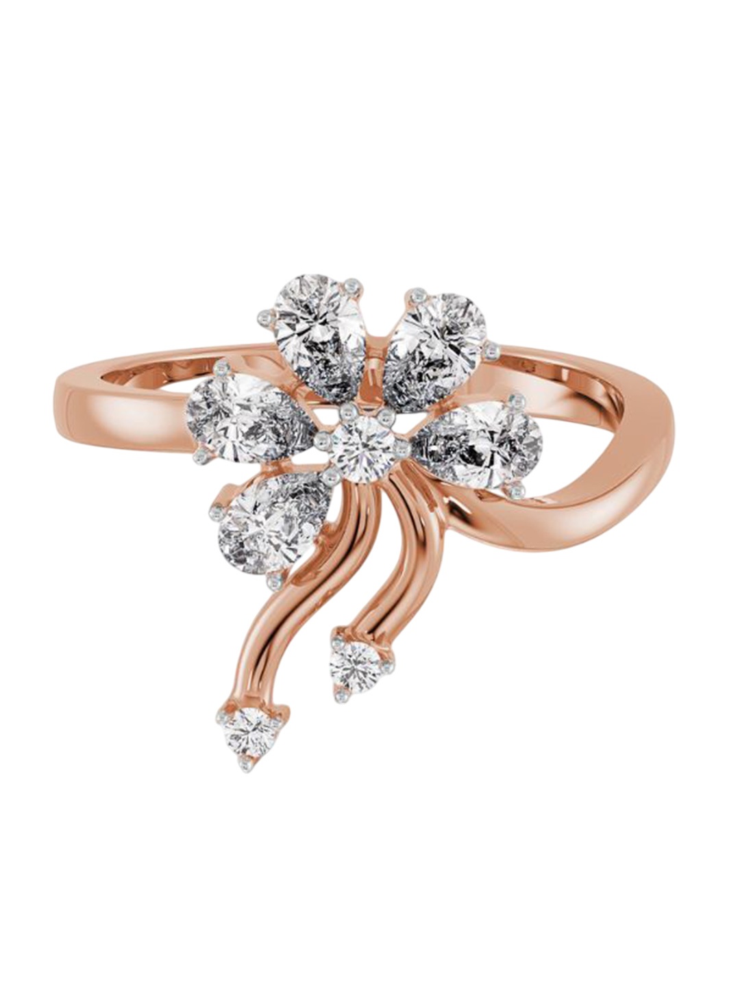 

Emori Women 18 Kt Ring 0.51 Diamond 2.08 g, Rose gold