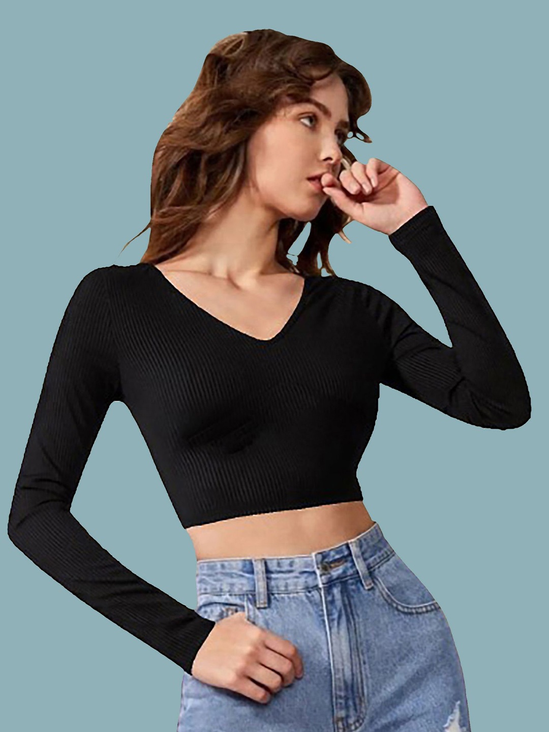 

Dream Beauty Fashion Crop Top, Black