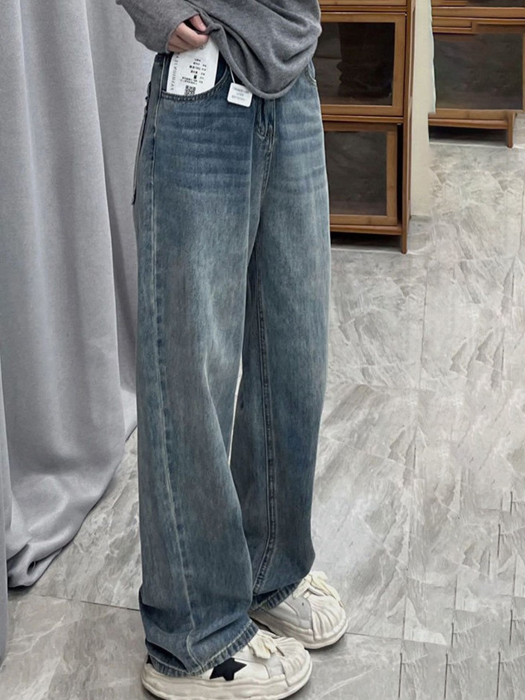 

StyleCast Women Regular Fit Mid-Rise Cotton Jeans, Blue