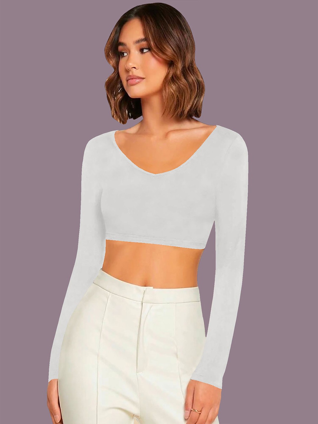 

Dream Beauty Fashion Crop Top, White