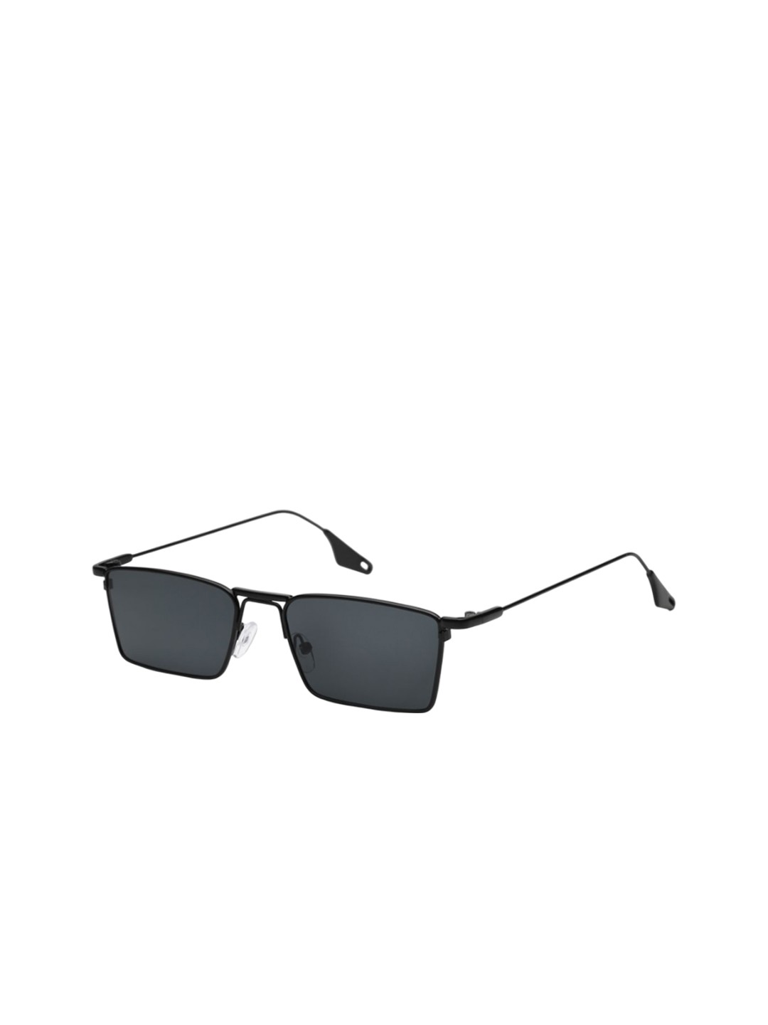 

HASHTAG EYEWEAR Unisex Square Sunglasses with Polarised and UV Protected Lens, Black