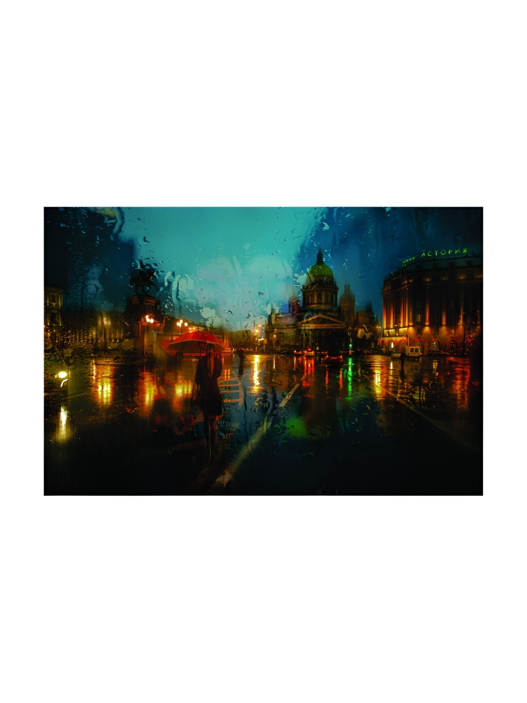 

Inephos Green & Brown Abstract Canvas Wall Art