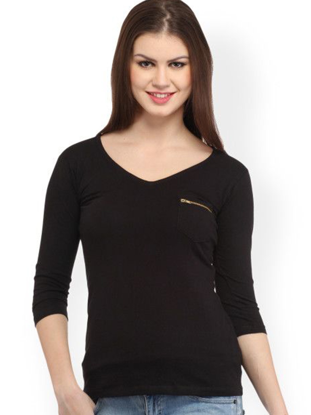 

Moda Rapido Cotton Top, Black