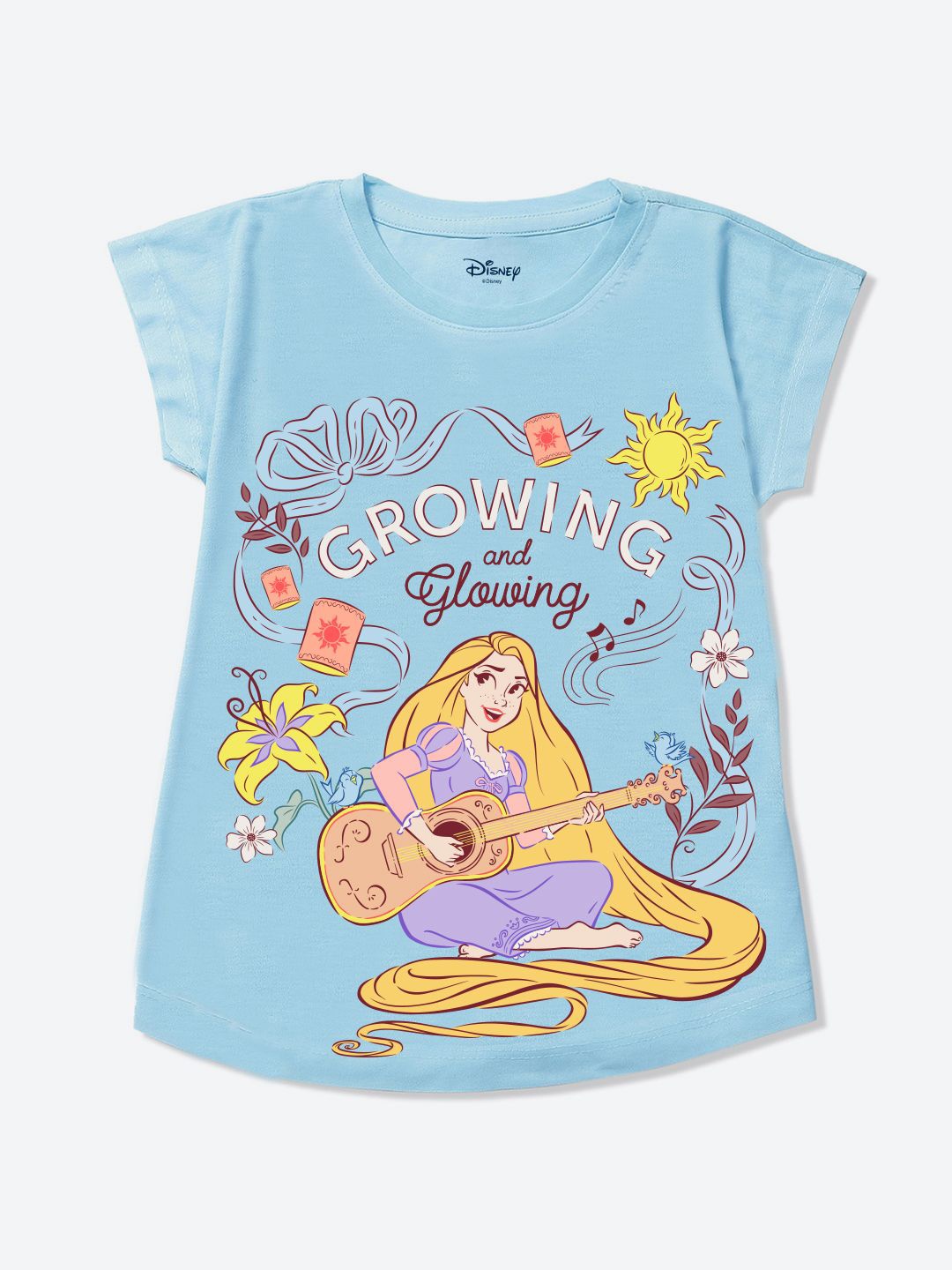 

YK Disney Print Top, Blue