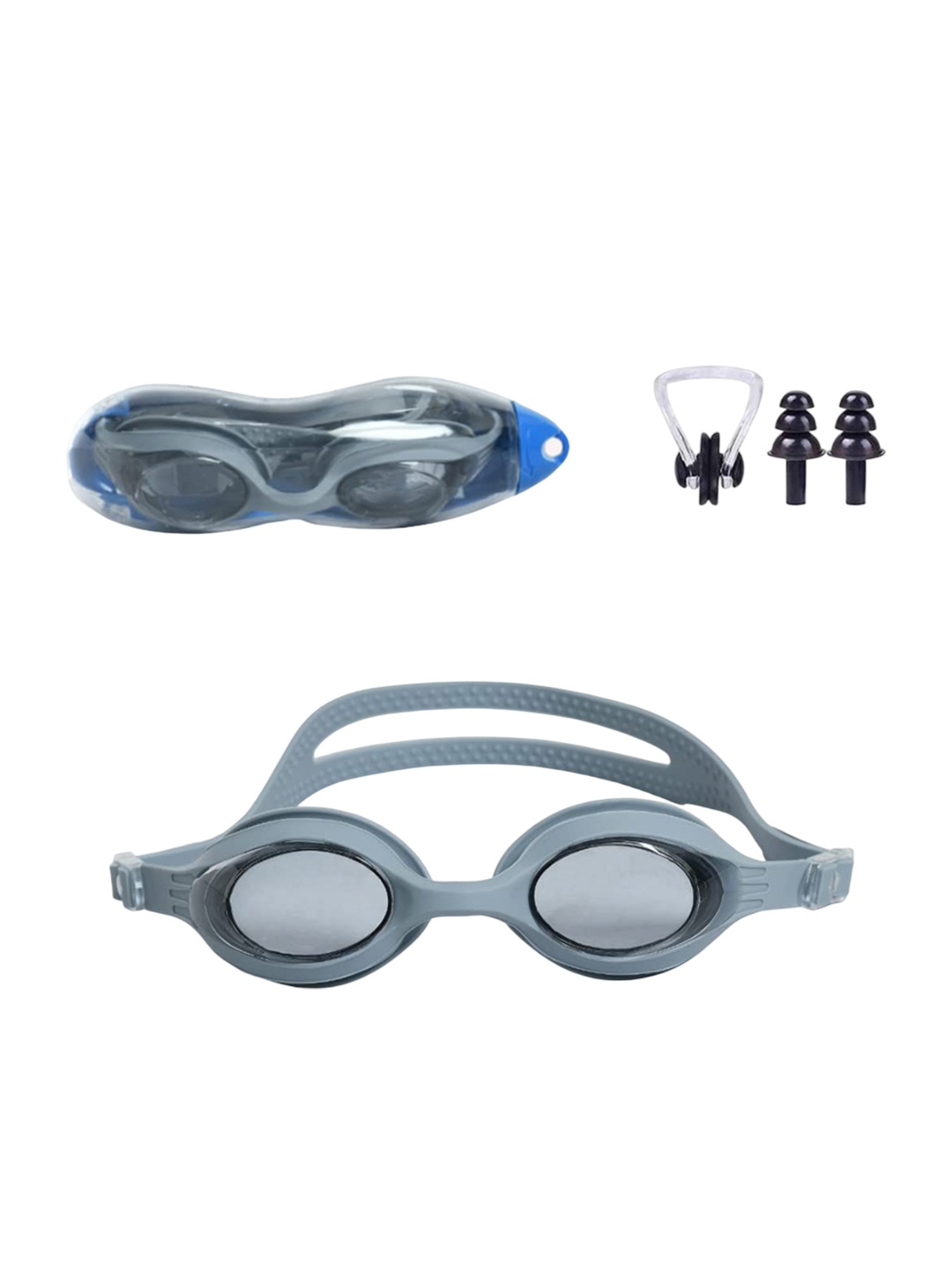 

ARROWMAX Swimming Goggles Combo Kit, Grey