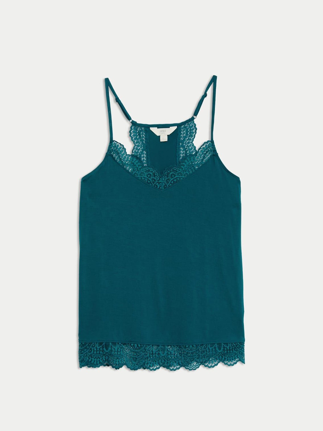

Marks & Spencer Women Solid Shoulder Straps Top, Teal