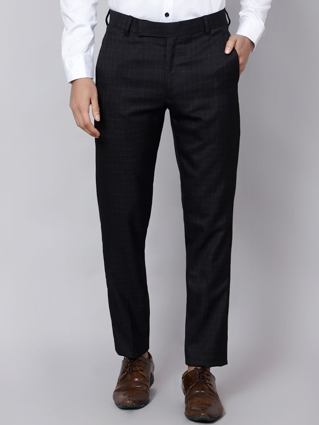 

MENTOOS Men Relaxed Trousers, Black