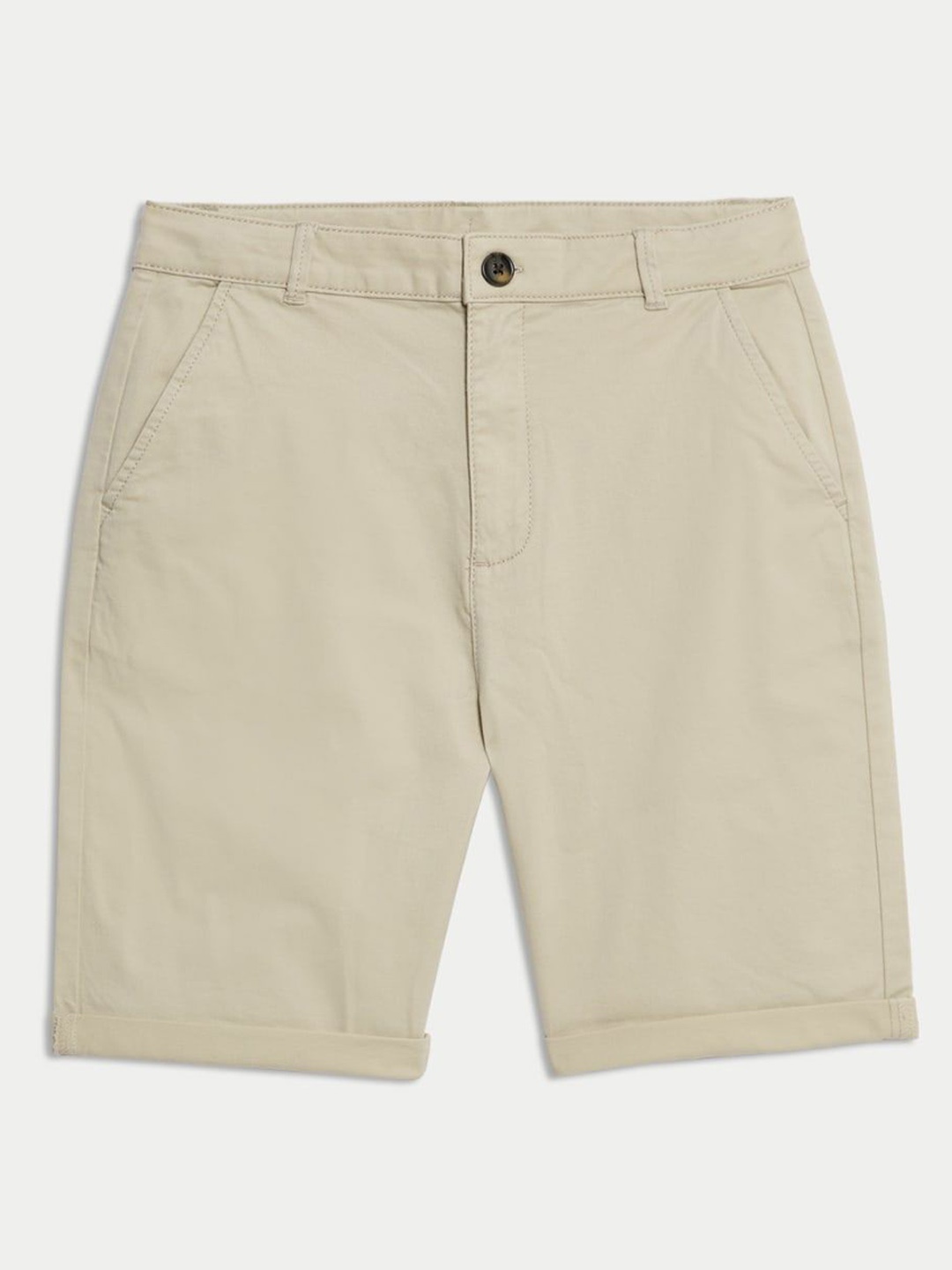 

Marks & Spencer Boys High-Rise Chino Shorts, Grey