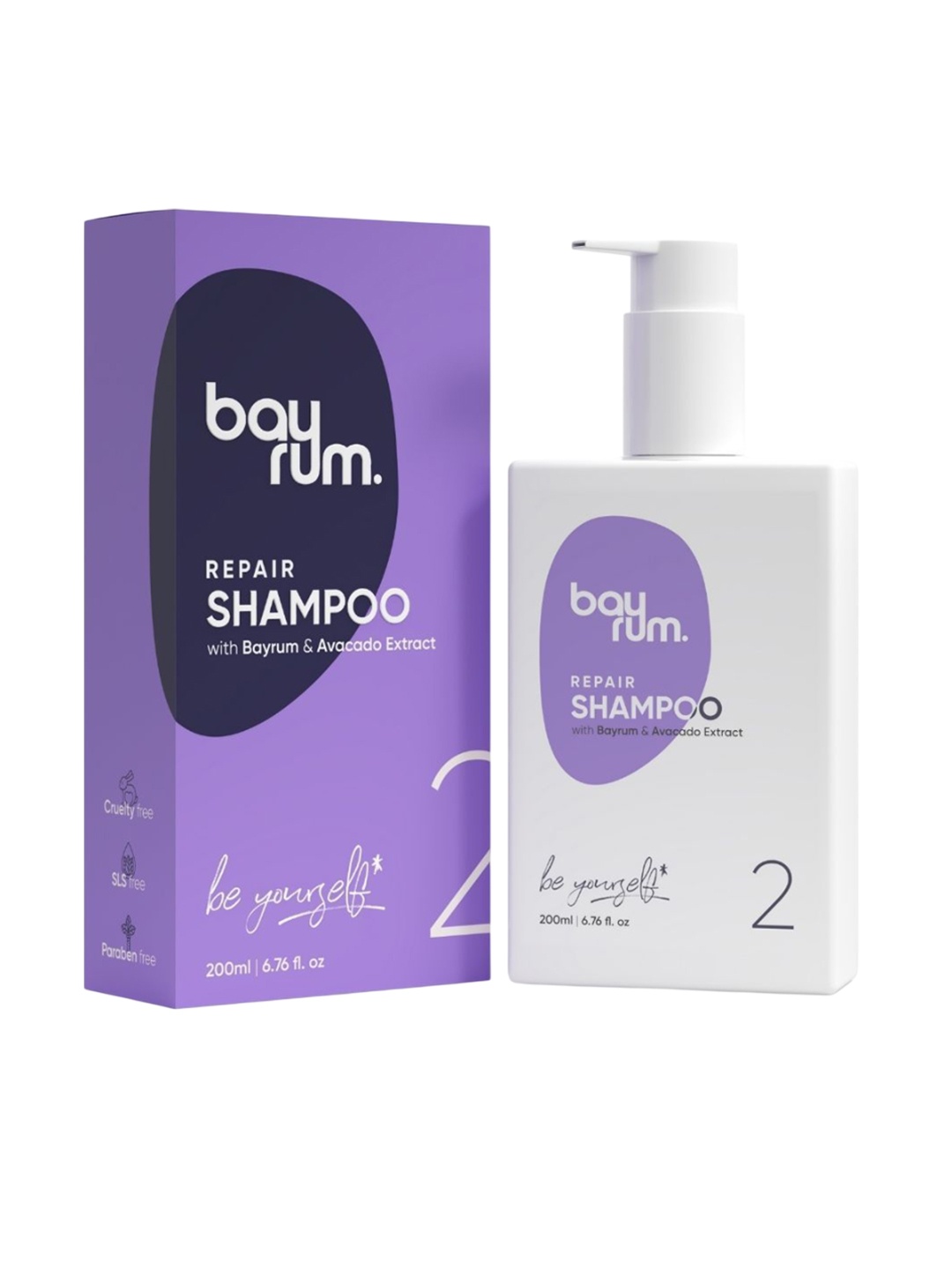 

BAYRUM. Advanced Repair Shampoo With Bayrum & Avocado Extract - 200 ml, White