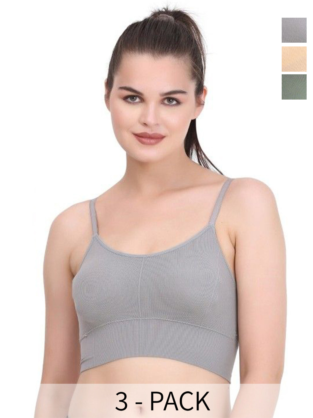

Taslar Bra Full Coverage Lightly Padded, Grey