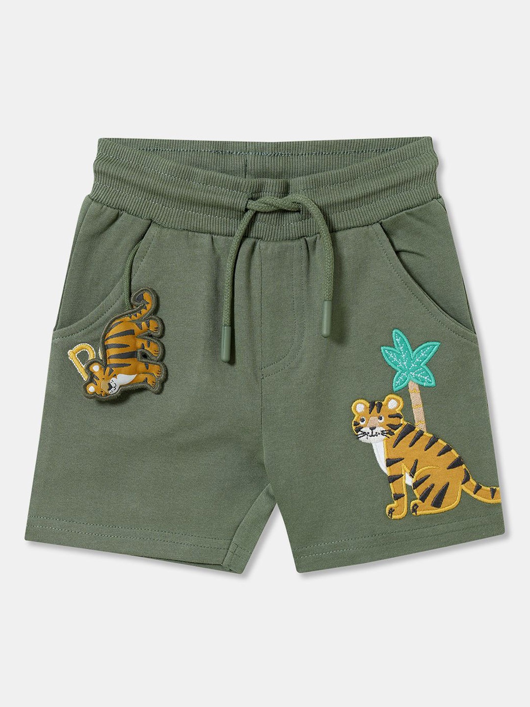 

R&B Boys Shorts, Olive