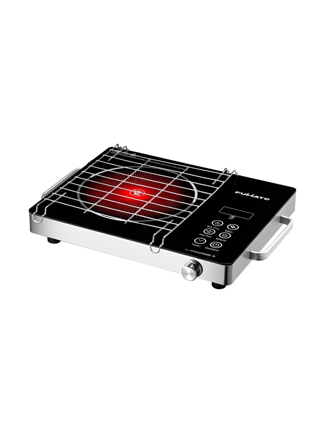 

The Better Home FUMATO Black Infrared Cooktop- Induction Cooktop With StainlessSteel Grill