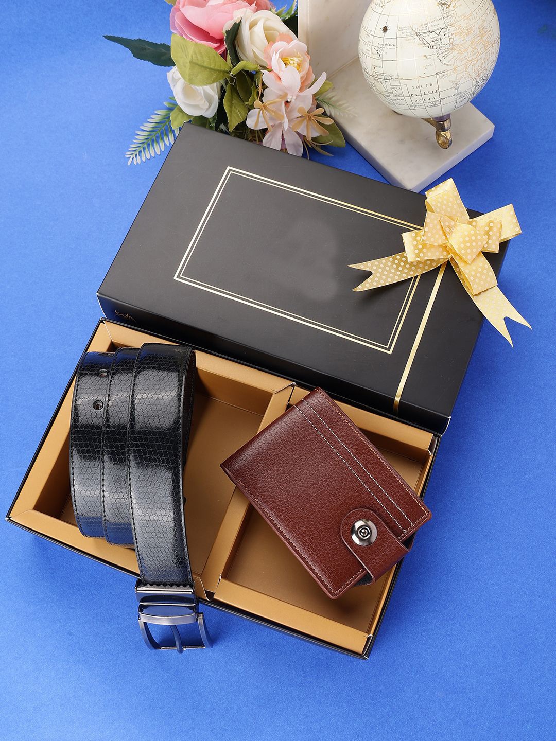 

SAZARA Men Accessory Gift Set of, Black