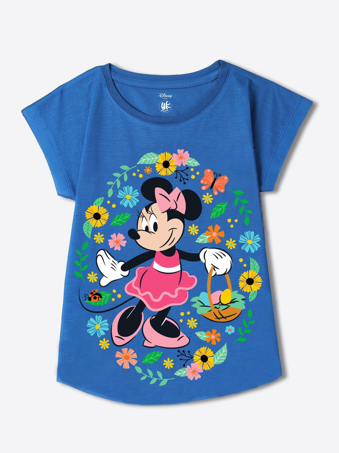 

YK Disney Print Top, Blue