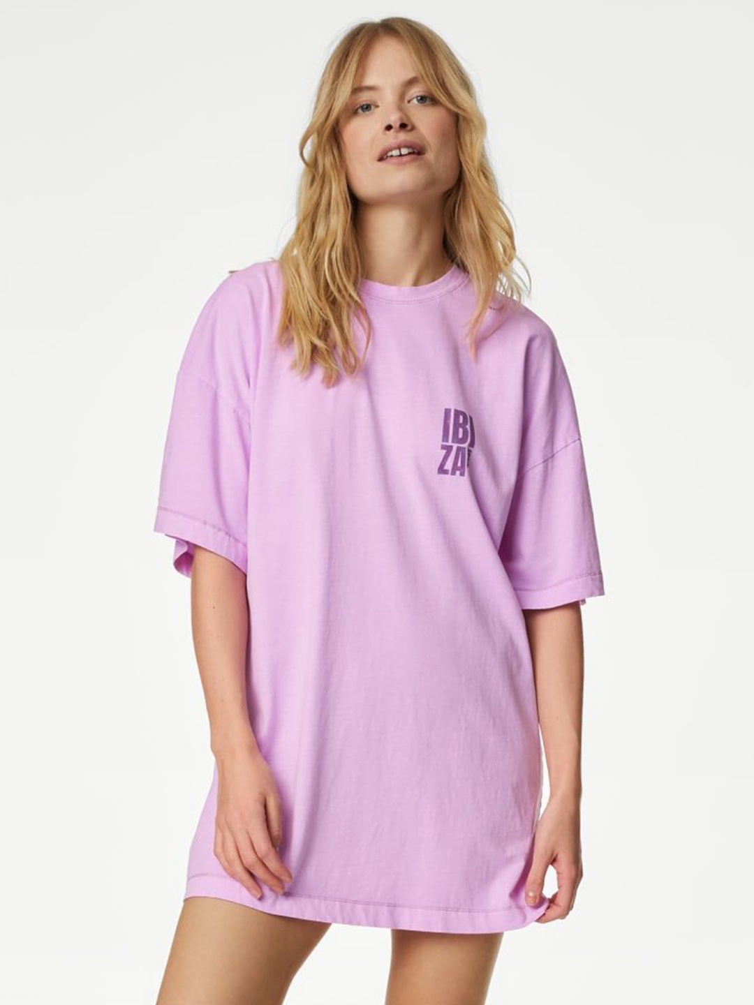 

Marks & Spencer Printed Nightdress, Pink