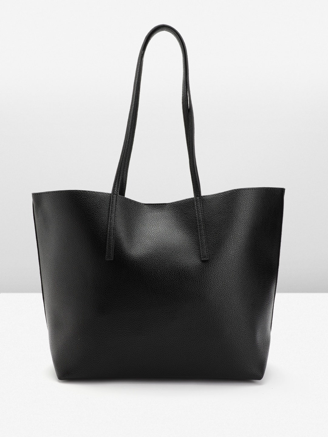 

MANGO Shopper Tote Bag, Black