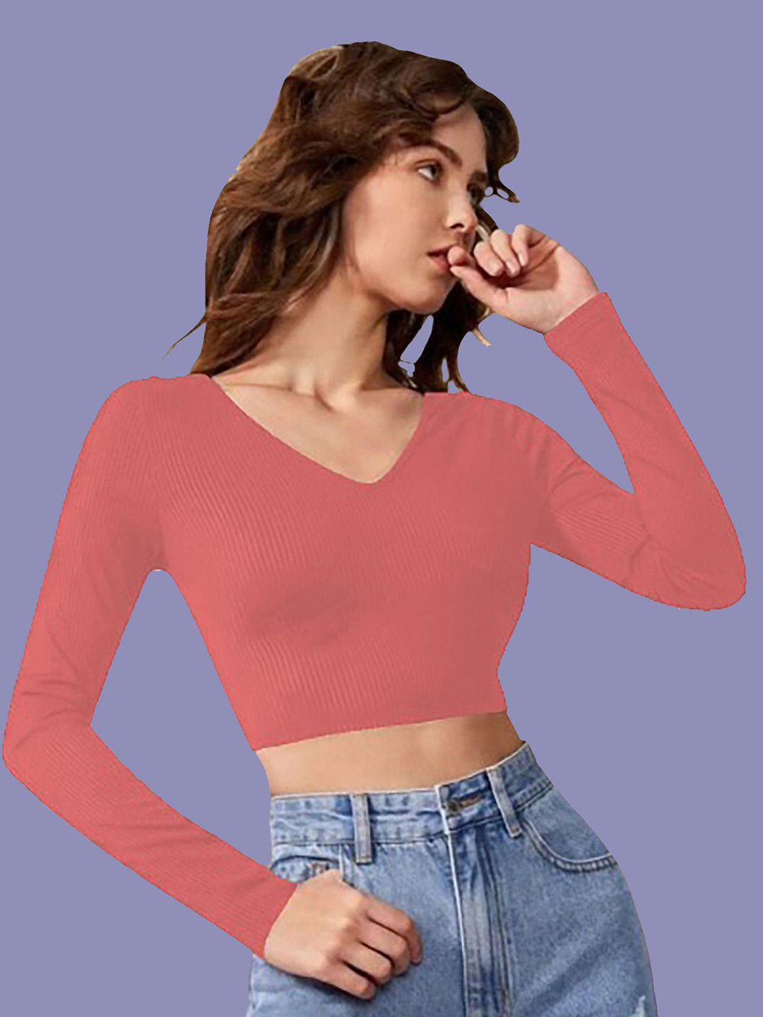 

Dream Beauty Fashion Crop Top, Peach