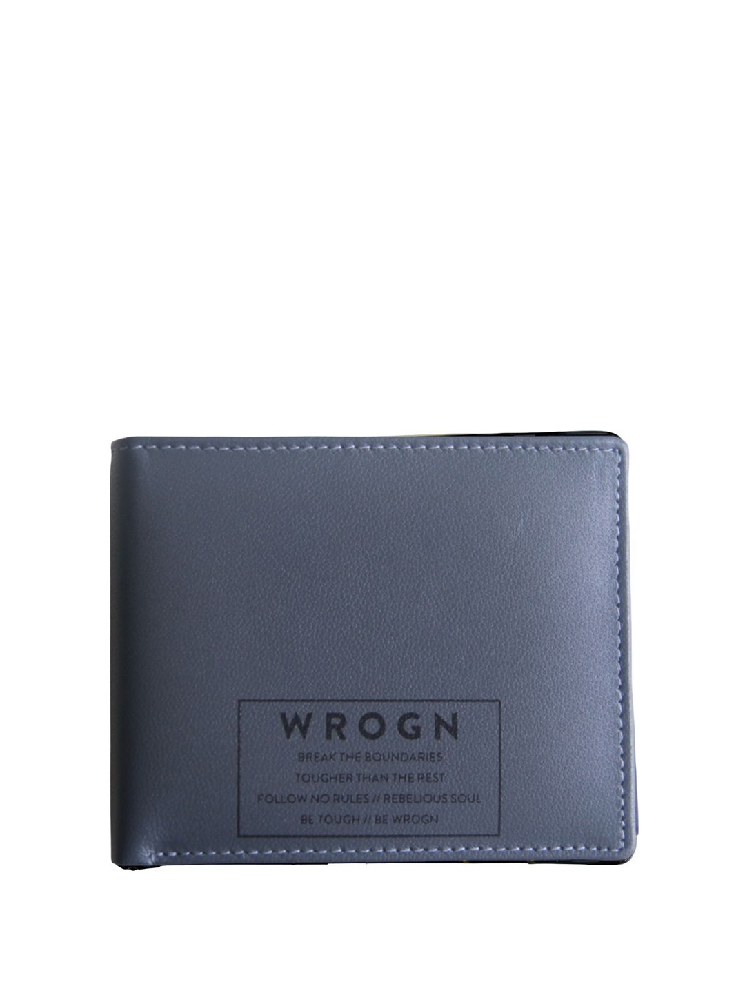 

WROGN Men Leather Card Holder, Blue