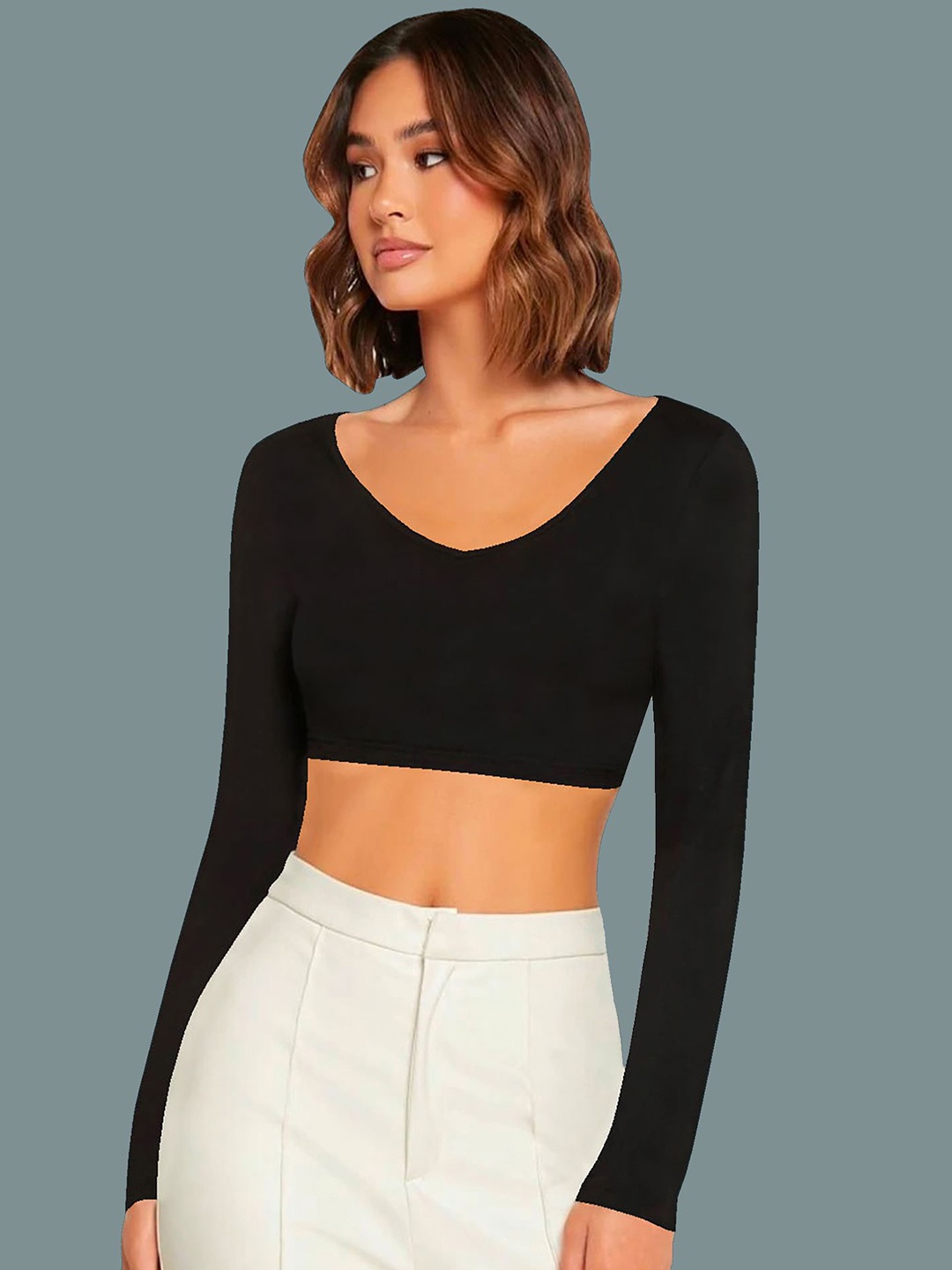 

Dream Beauty Fashion Crop Top, Black