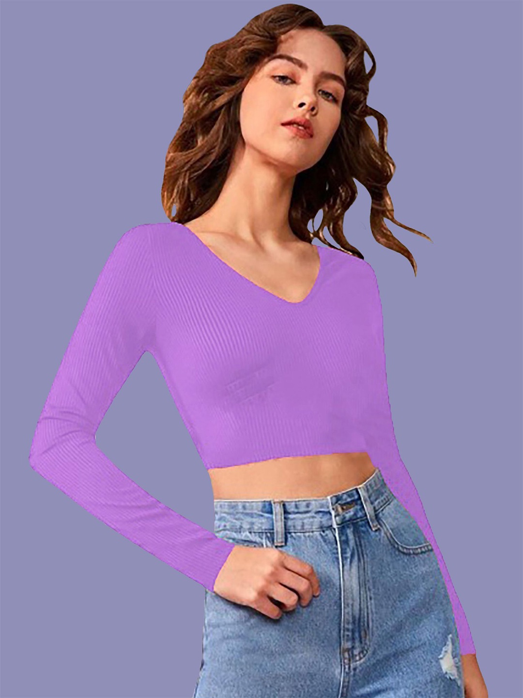 

Dream Beauty Fashion Crop Top, Lavender