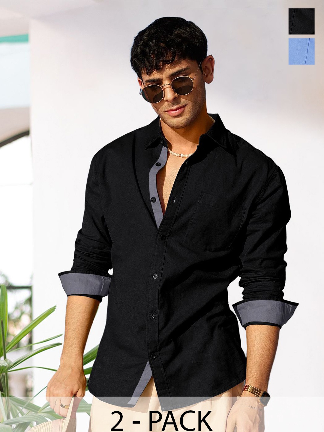 

Moda Rapido Men Standard Opaque Formal Shirt, Multi