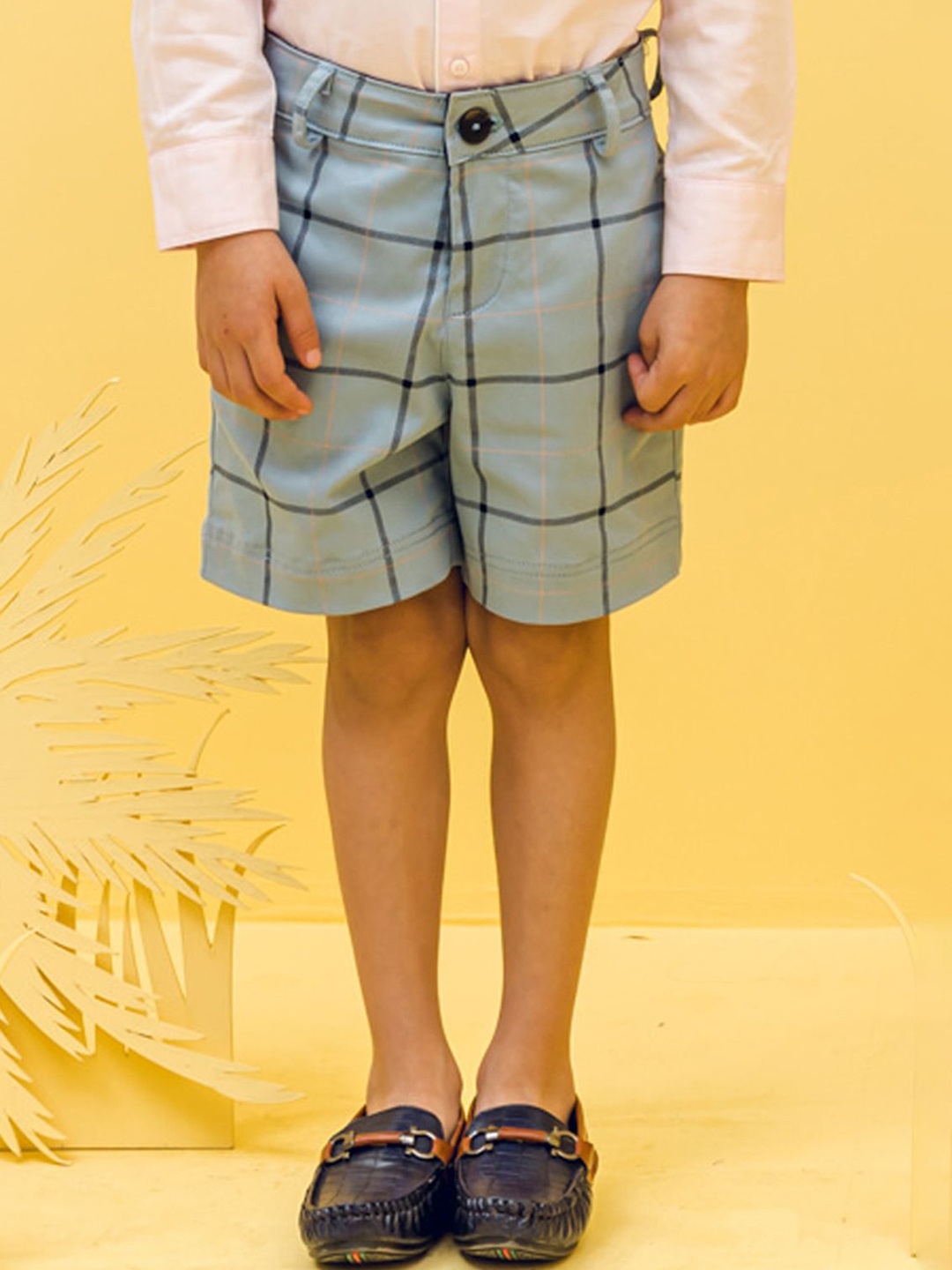 

FOREVER FRIDAY Boys Checked Technology Shorts, Blue