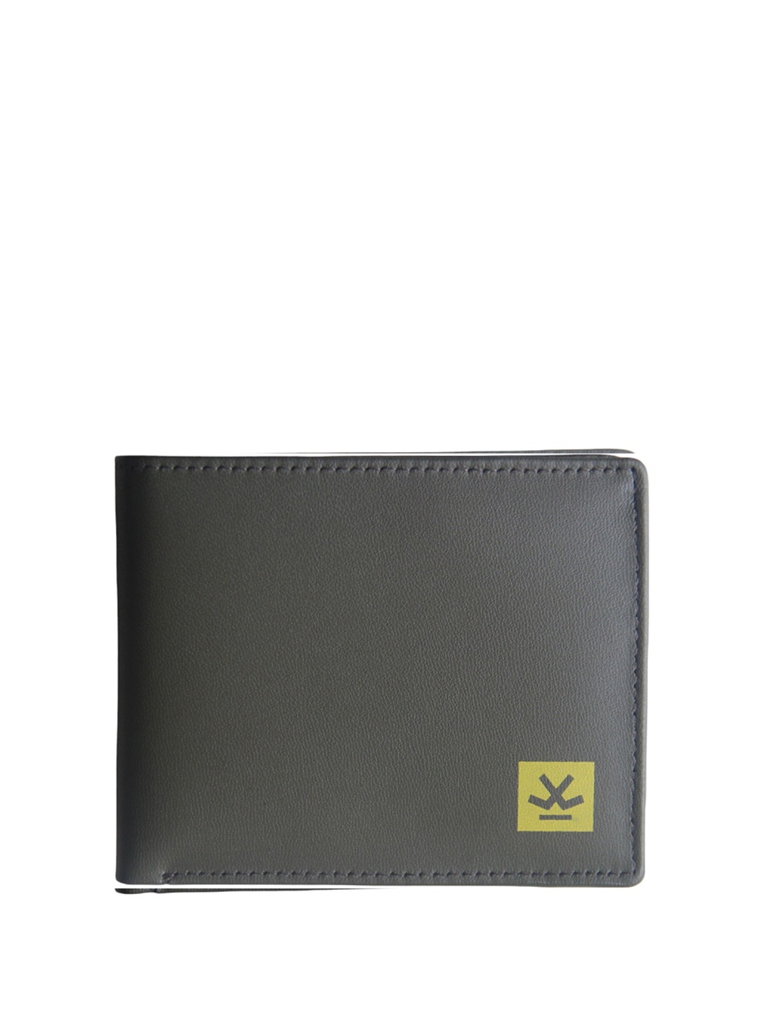 

WROGN Men Leather Two Fold Wallet, Khaki