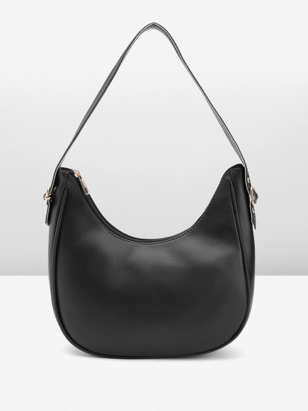 

Mast & Harbour Solid Structured Shoulder Bag, Black