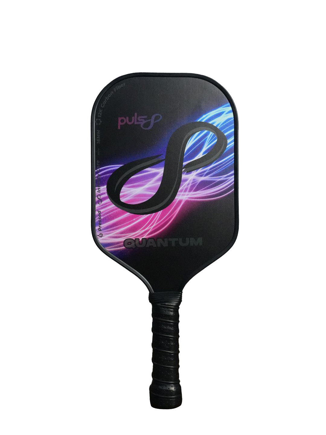 

Puls8 Quantum Printed Pickleball Paddle, Black