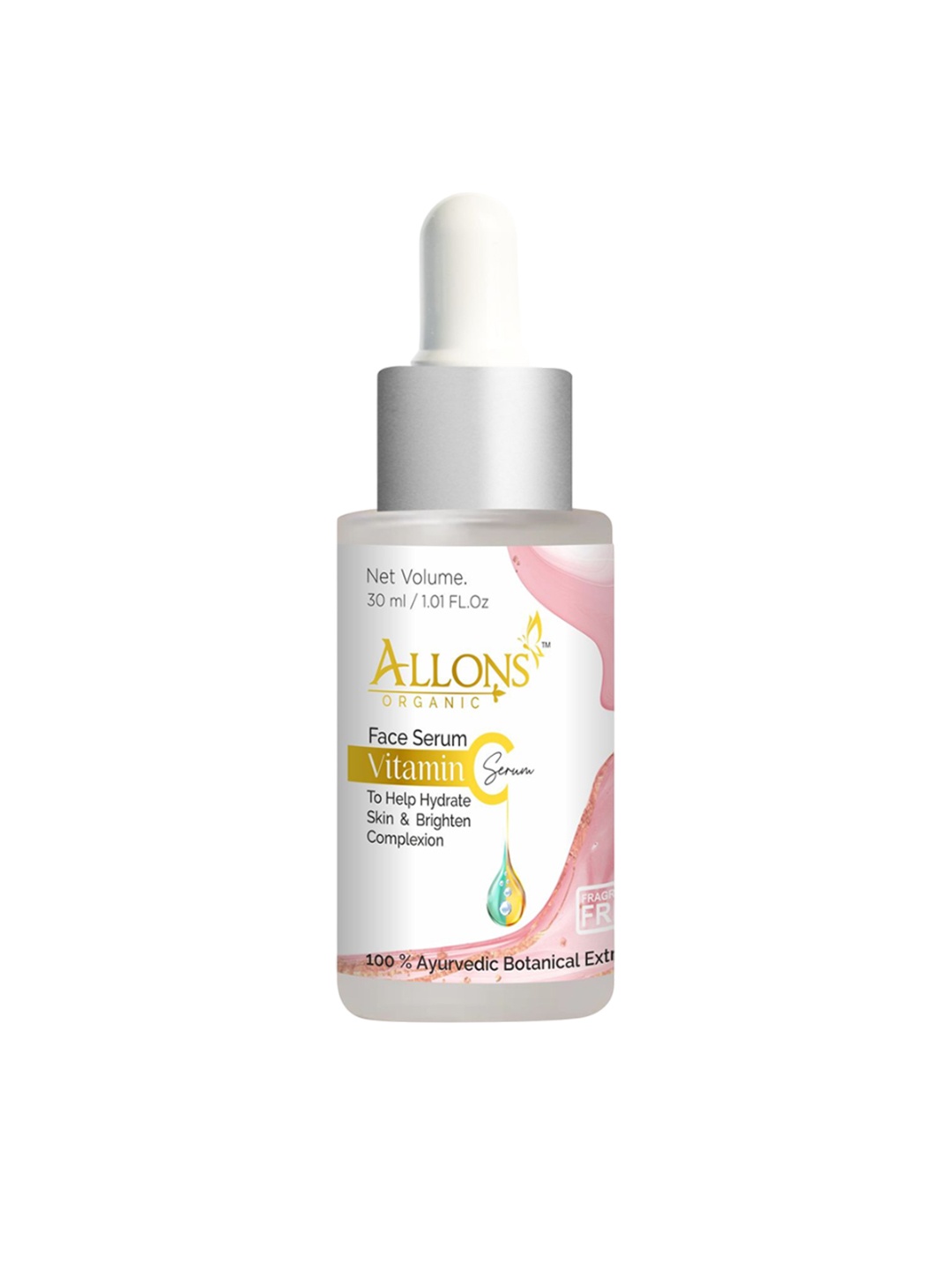 

Allons Vitamin C Booster Face Serum For Dark Spots & Hydrate Skin - 30 ml, White