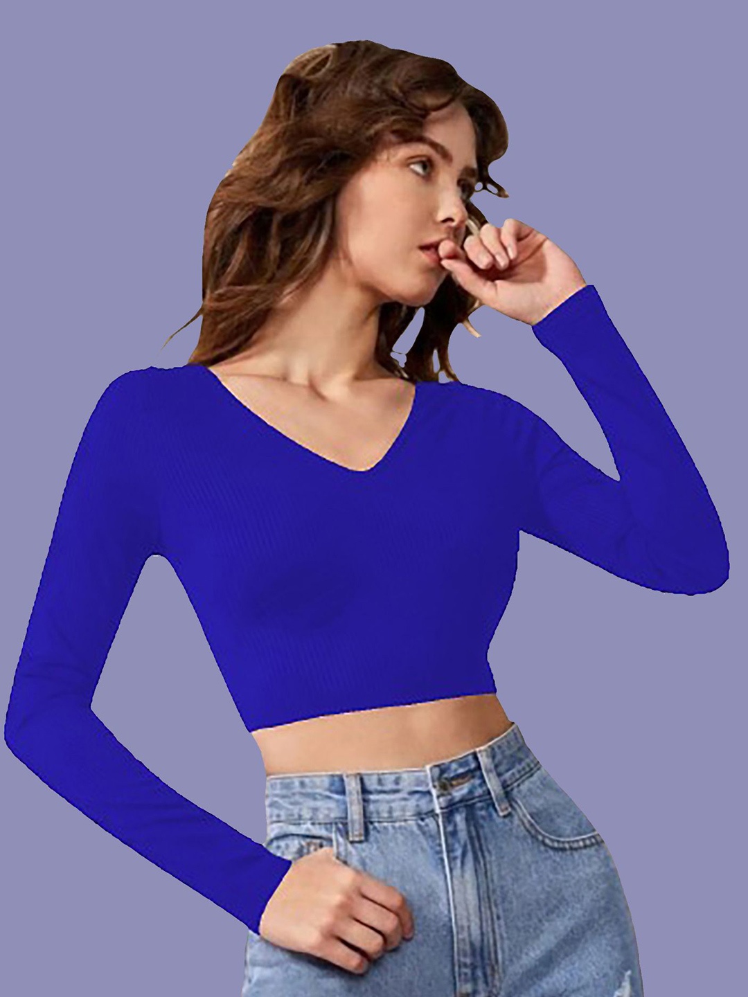 

Dream Beauty Fashion Crop Top, Blue