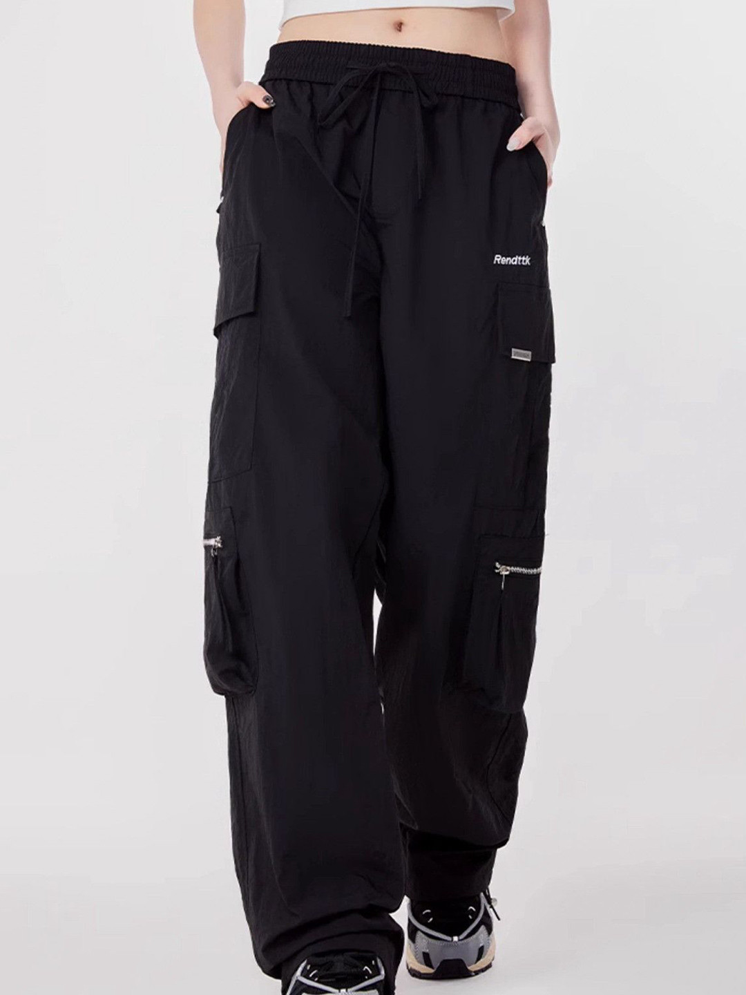 

DressBerry Women Cargos Trousers, Black