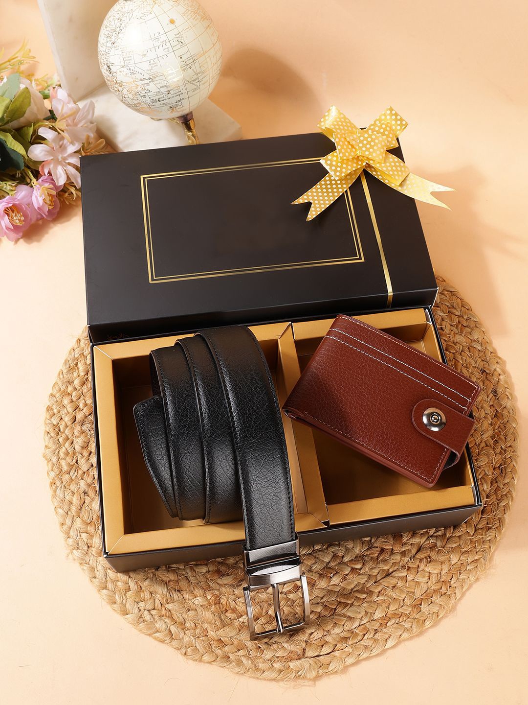 

SAZARA Men Accessory Gift Set of, Black