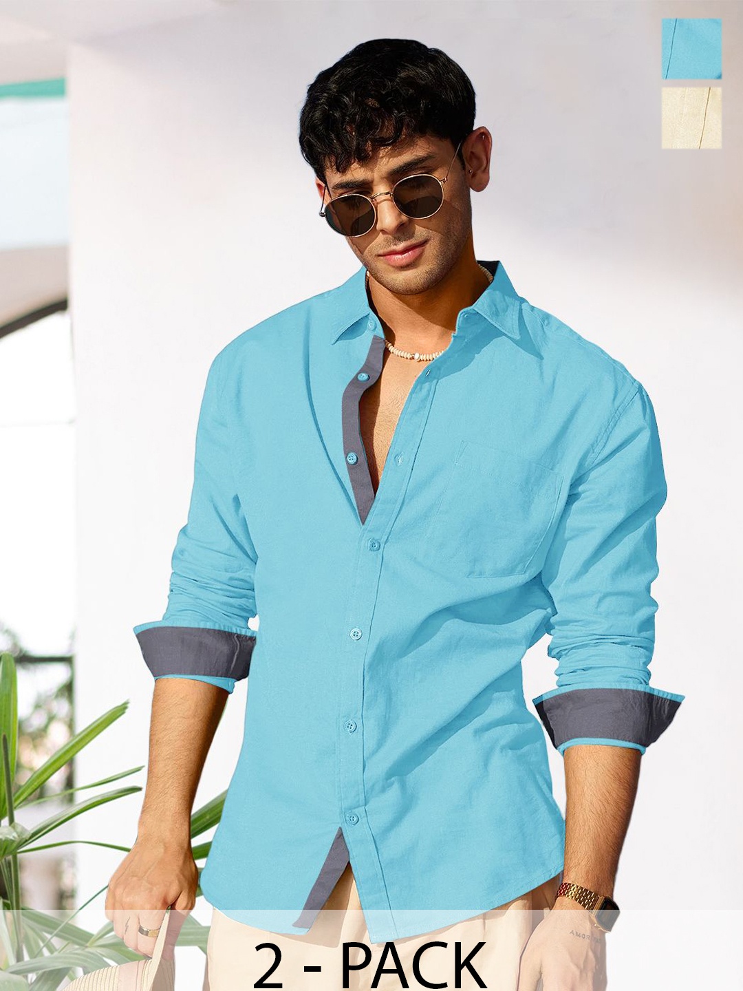 

Moda Rapido Men Standard Opaque Formal Shirt, Multi