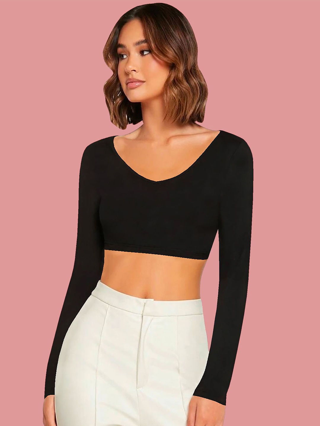 

Dream Beauty Fashion Crop Top, Black