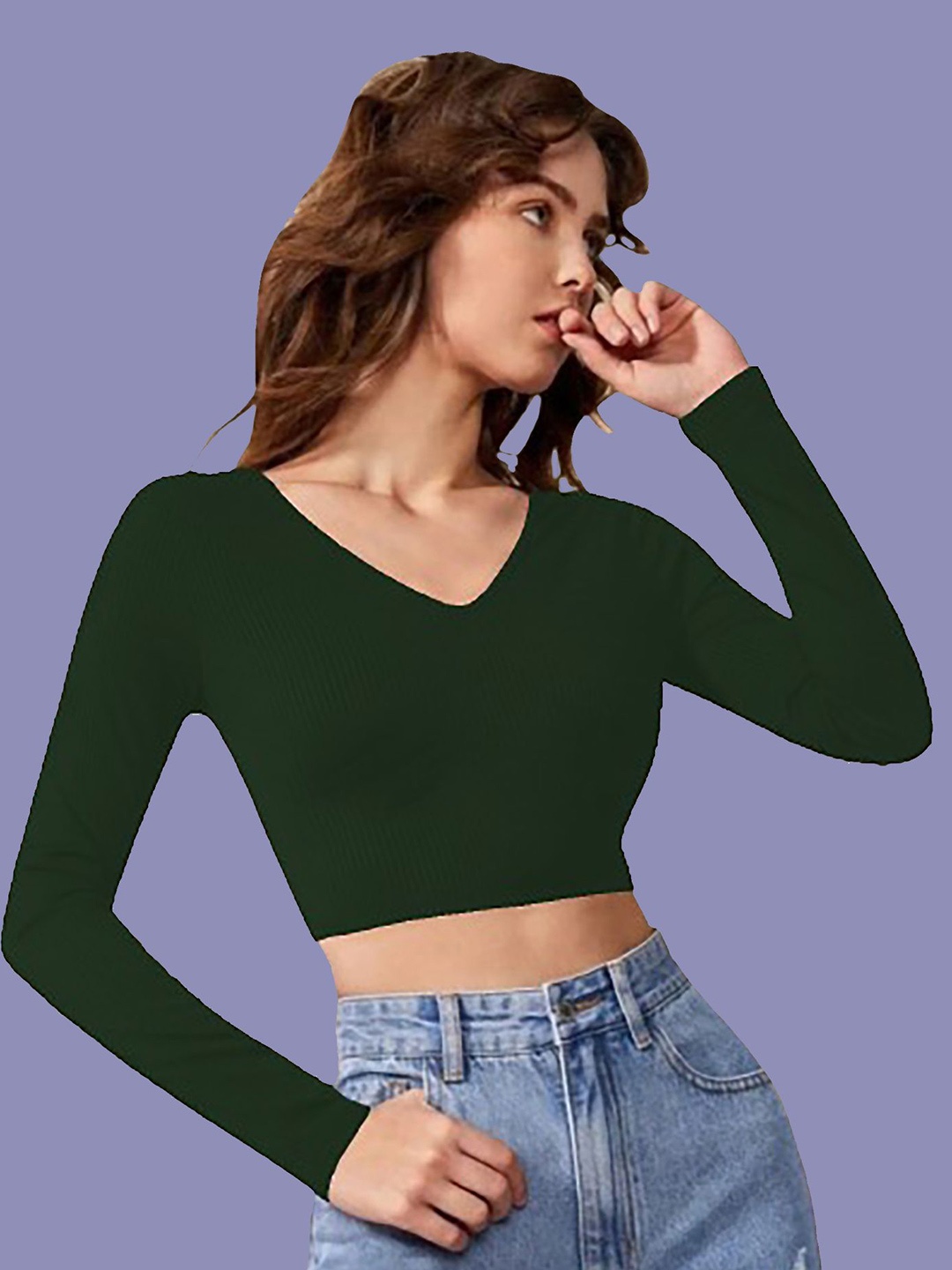 

Dream Beauty Fashion Crop Top, Green